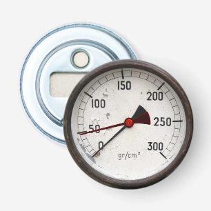 Steampunk altes Manometer-50. Geburtstags-Flasche Flaschenöffner