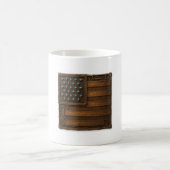 Steampunk American Flag. Kaffeetasse (Mittel)
