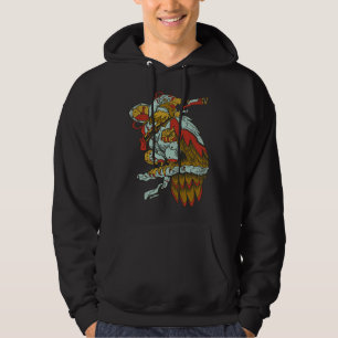 Steampunk-Amerikanischer-Adler-Vogel-Vogelliebhabe Hoodie