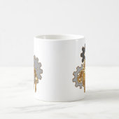 Steampunk Android Kaffeetasse (Mittel)