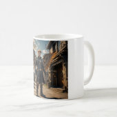Steampunk Angel Kaffeetasse (VorderseiteRechts)