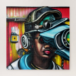 Steampunk-Angesagt-Hop-Botswain-Warnung Puzzle