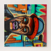 Steampunk Angesagt-Hop Master Jackie Puzzle (Horizontal)