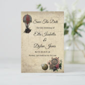 Steampunk Ankündigung Datum freihalten (Stehend Vorderseite)