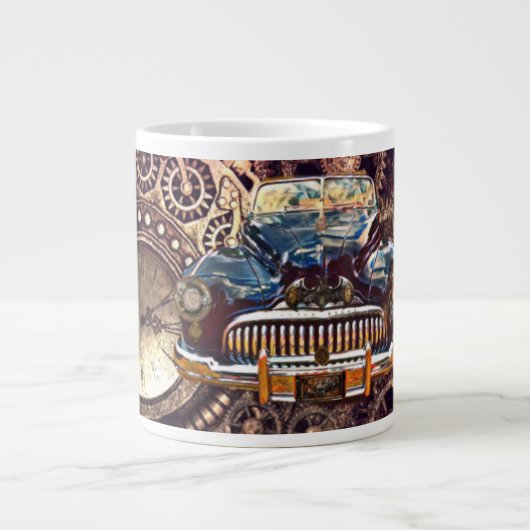 Steampunk Antique Buick Tasse (Vorderseite)
