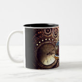 Steampunk Antiquitätenstich Tasse (Links)