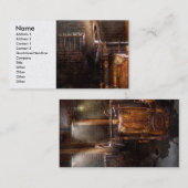 Steampunk - Antreiben des modernen Zuhause Visitenkarte (Vorne/Hinten)