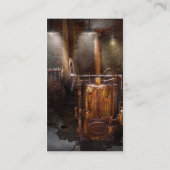 Steampunk - Antreiben des modernen Zuhause Visitenkarte (Rückseite)