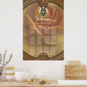 Steampunk Anubis Fox Portrait Poster (Küche)