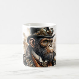 Steampunk Ape Watercolor Art Kaffeetasse
