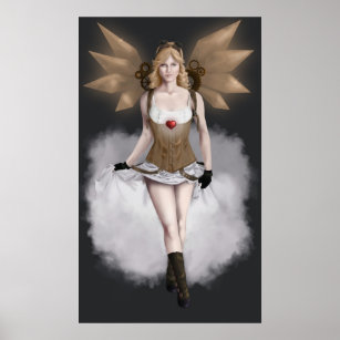 Steampunk Aphrodite Poster