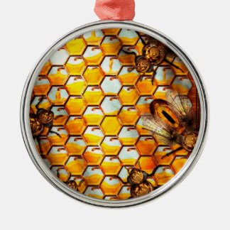 Steampunk - Apiary - Der Stock Silbernes Ornament