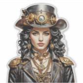 STEAMPUNK ART AUFKLEBER (Vorderseite)