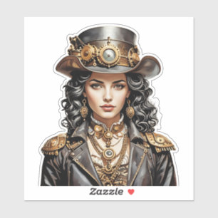 STEAMPUNK ART AUFKLEBER