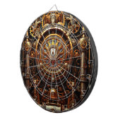 Steampunk Art Dartboard Dartscheibe (Vorderseite rechts)