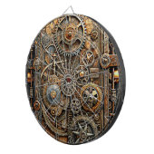 Steampunk Art Dartboard Dartscheibe (Vorderseite rechts)
