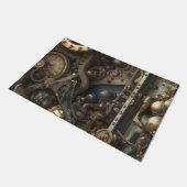 Steampunk Art Doormat Fußmatte (Schrägansicht)
