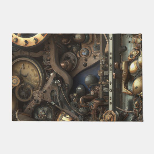 Steampunk Art Doormat Fußmatte (Vorderseite)