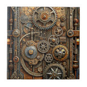 Steampunk Art Keramik Tile Fliese (Vorderseite)