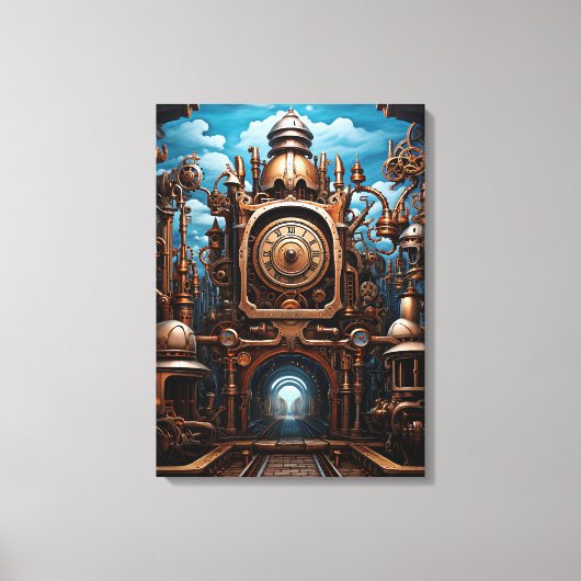 Steampunk Art Leinwand (Vorderseite)