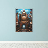 Steampunk Art Leinwand (Insitu (Holzboden))