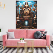 Steampunk Art Leinwand (Insitu (Wohnzimmer))
