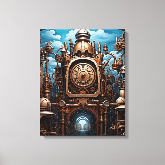 Steampunk Art Leinwand (Vorderseite)