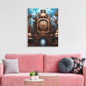 Steampunk Art Leinwand (Insitu (Wohnzimmer))