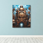 Steampunk Art Leinwand (Insitu (Holzboden))
