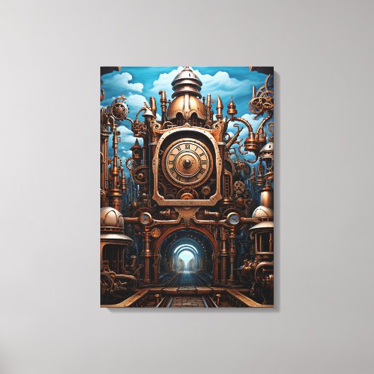 Steampunk Art Leinwand (Vorderseite)