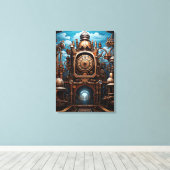 Steampunk Art Leinwand (Insitu (Holzboden))