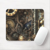 Steampunk Art Mouse Pad Mousepad (Mit Mouse)
