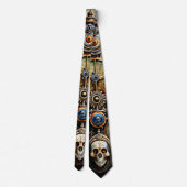 Steampunk Art Neck Tie Krawatte (Rückseite)