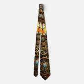 Steampunk Art Neck Tie Krawatte (Rückseite)