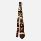 Steampunk Art Neck Tie Krawatte (Rückseite)