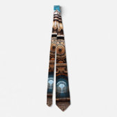 Steampunk Art Neck Tie Krawatte (Rückseite)