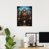 Steampunk Art Poster (Heimbüro)
