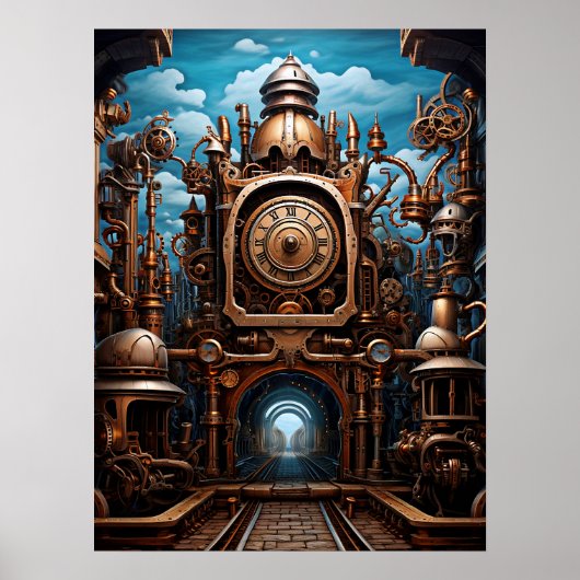 Steampunk Art Poster (Vorne)