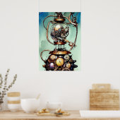 Steampunk Art Poster (Küche)