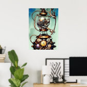Steampunk Art Poster (Heimbüro)