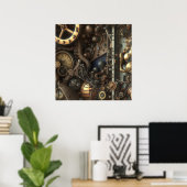 Steampunk Art Poster (Heimbüro)