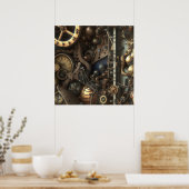 Steampunk Art Poster (Küche)