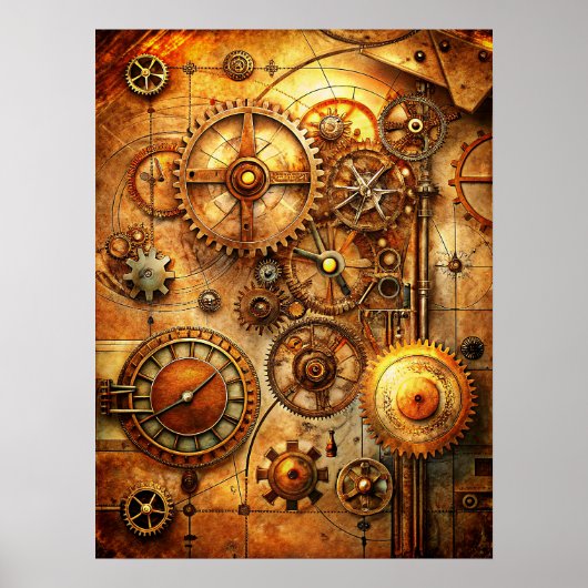 Steampunk Art Poster (Vorne)