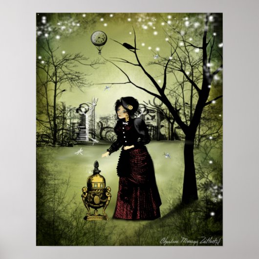 Steampunk Art Poster - Am Ende des Tages (Vorne)