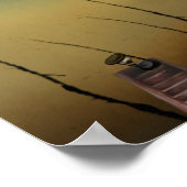 Steampunk Art Poster - Steampunk Flight (Ecke)