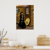 Steampunk Art Poster Suche nach Baker Street (Küche)