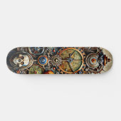 Steampunk Art Skateboard (Horizontal)