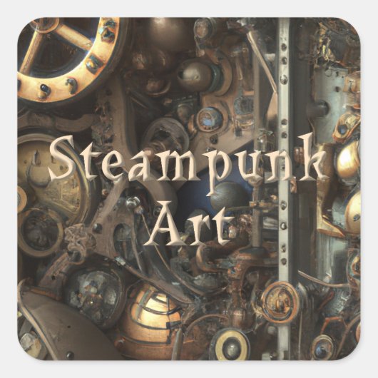 Steampunk Art Stickers (Vorderseite)
