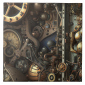 Steampunk Art Tile Fliese (Vorderseite)