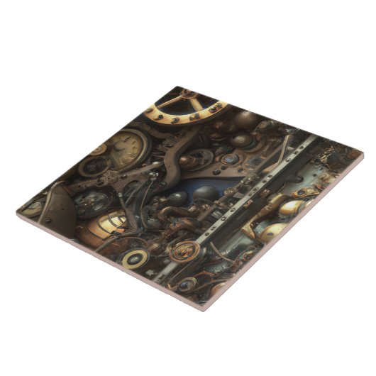Steampunk Art Tile Fliese (Seite)